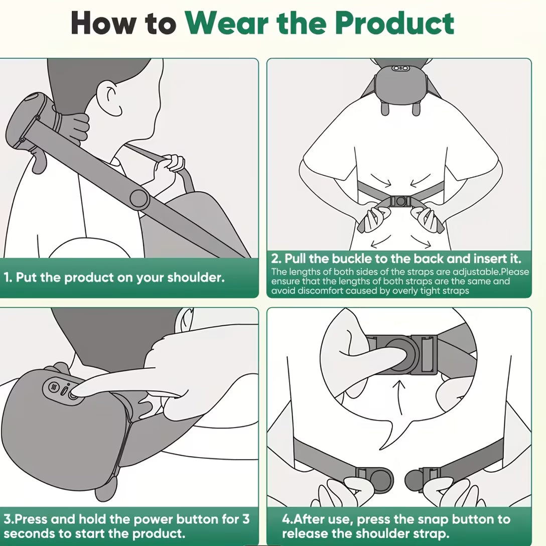 Light weight portable massager